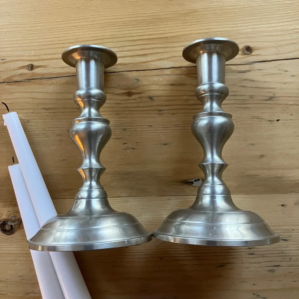 Pair of DUNHAM CANDLESTICKS 4